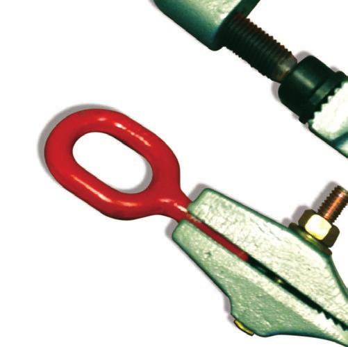 Red Wedge Clamps The red-wedge clamps are available on all self-tightening clamps.