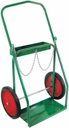 244 TO 330 CU.FT. OXYGEN & 145 CU.FT. (NO.4) ACETYLENE CYLINDER CARTS 10 1.75 RUBBER (BB) Anthony s User Friendly ergonomic handle design. BB = BALL BEARING 16 4.