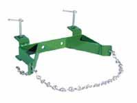 A handy bracket that attaches to any work bench or projection not wider than 2 by use of two nonmarring swivel headed