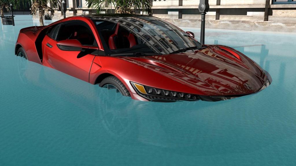 Emergency Procedures Submerged Vehicle If a Honda NSX is submerged or partly submerged in water, first pull the vehicle out of the water.