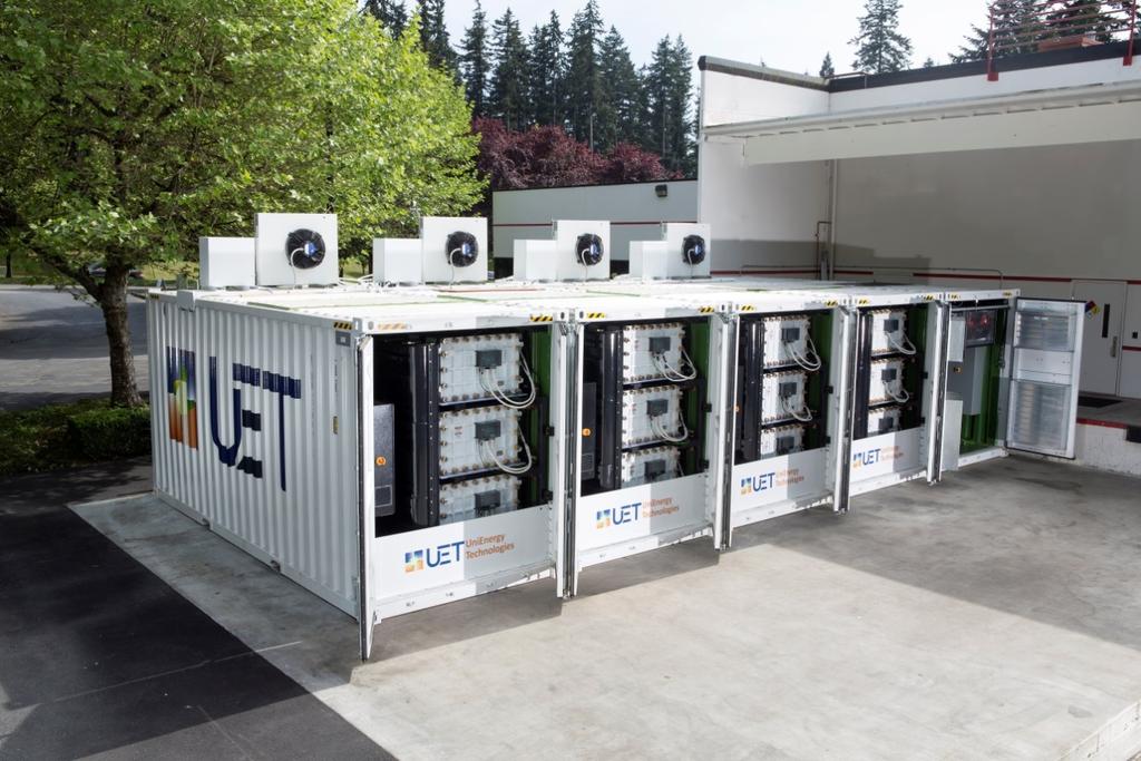 Washington State Clean Energy Fund: Solicitation for $15M for Utility Energy Storage Projects Selected Projects with UET V/V technology: Snohomish PUD (2MW / 6.