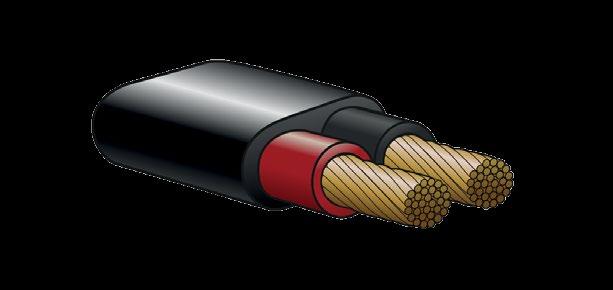 33 8BS30TS - 8B&S TWIN SHEATHED CABLE - 30M ROLL (RED & BLACK) 6BS30TS - 6B&S TWIN SHEATHED CABLE - 30M ROLL (RED & BLACK) 2100TS - 2MM