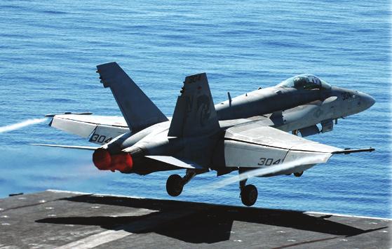 INNOVATIVE SUPPORT SOLUTIONS FOR MILITARY AIRCRAFT Moog Providing F/A-18 C/D Leading Edge Flap System Safety Upgrade for Worldwide Hornet User Community Moog is the original design authority for the