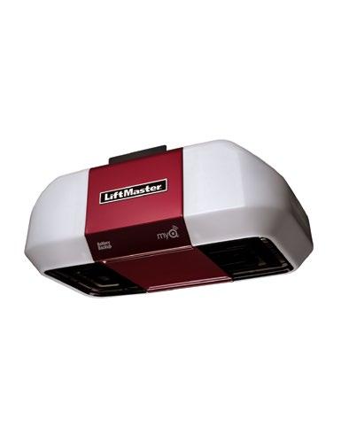 8550 DC BATTERY BACKUP BELT DRIVE GARAGE DOOR OPENER Included Accessories: 3-Button Elite Remote Control (895MAX) Allows you to control up to three garage door openers, gate operators or MyQ Light