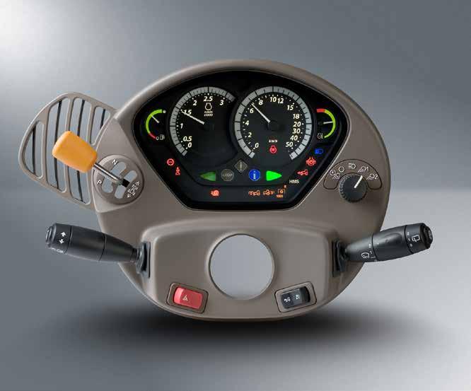 The product range for harsh road and field conditions runs from particularly robust instrument clusters to high-tech control systems and fully integrated