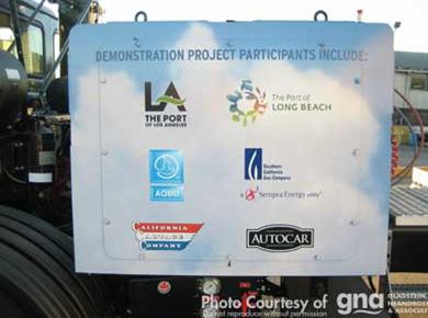 2.3.3 Southern California Gas Company CNG Drayage Truck Demonstration The ports are committed to reducing air pollution from drayage operations as exemplified by their respective Clean Truck Programs