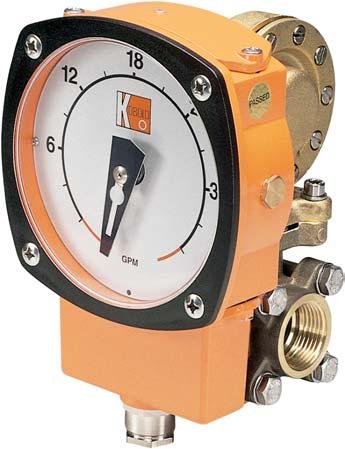 KEL DIFFERENTIAL PRESSURE FLOWMETERS Flow Pressure Level Temperature measurement monitoring control Rugged Metal Construction Flow Rate to 2000 GPM Linear Scale For Horizontal or