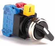 ømm - HW Series Selector Switches 3-Position (Assembled) Signaling Lights 3 Position Selector Switches Contact Mounting perator Position Handle Maintained L C R C L R Spring Return from Right L C R