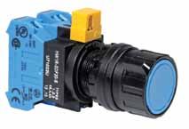 ømm - HW Series Pushbutton Selectors (Assembled) Blocks Signaling Lights -Position Pushbutton Selectors Left perator Position Right Cam Contacts Mounting Normal Push Normal Push A D E F N T perator