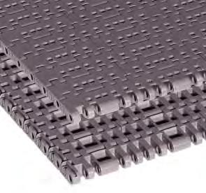 Perforated Top 7706 pag. 172 ssembly Belt Type Code Number* HP-cetal with Polypropylene Pins Dry Wet N/m (21 C) kg/m 2 mm Standard HP 7706 I7706HPKxx -40 to +80-40 to +65 43000 13.
