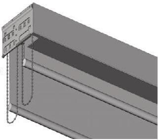 Bracket Dimensions: 4 1/2 x 4 1/2 Control Option: Both Front & Back Shades with Left Side Controls Both Front & Back Shades