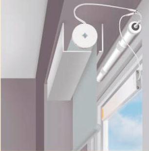 The battery life expectancy is 1 to 2 years (based upon 4 operations per day and the weight of the shade). Battery powered roller shades are available with radio frequency controls.