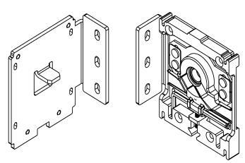 with Fixed Bracket NOTE: Ceiling or Wall Mount installation must be specified when ordering the Platinum Clutch Platinum Clutch