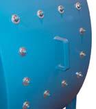 Belt Guard Standard belt guards are of the open back style, and are readily removable for belt or pulley adjustments.