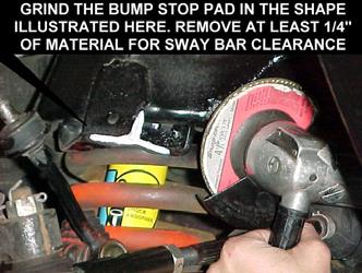 The sway bar should be free for removal from the truck.