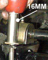 10) Make certain the axle is at ride height or it s normal position when the vehicle weight is applied to it.
