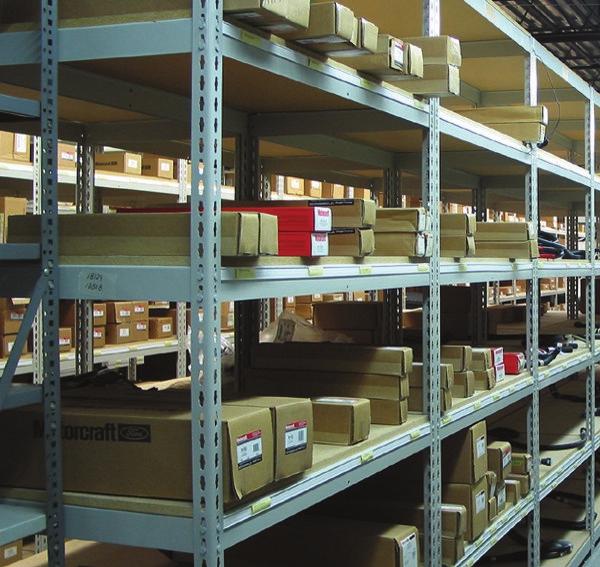 Rivet-Span Types BULK STORAGE UNITS are ideally suited to virtually any type of hand-loaded material. It is designed for greater cube capacity than shelving and lower price than rack.