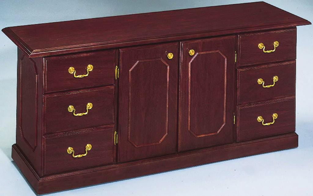 KNEEHOLE CREDENZA 7350-36 7350-30 W60 D30 H30 7350-24 W72 D24 H30 RIGHT EXECUTIVE L Pull-out writing board / box / file drawer per pedestal. Box / file drawer per pedestal.