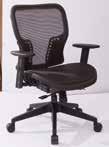 23-77N1F2 Professional Dark Air Grid Back and Seat Managers Chair with Adjustable Flip Arms, Adjustable Lumbar and Nylon Base Overall Size: 26.5W x 26.75D x 40.75-45H Seat: 21.5W x 19.