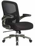 03 Options: CG50, SW70 Features: 1, 4, 8, 9 Control: Locking Tilt Notes: Memory Foam Seat. AVAILABLE MARCH 2017 Big & Tall 400 lbs. -3M Titanium/ Black Mesh A B C R 695.00 730.00 768.00 810.00 875.