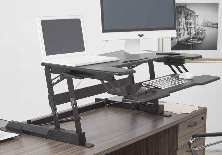 Multiposition Desk Riser new 10 Adjustment Range