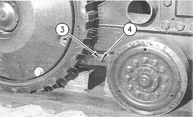 Tighten the opposite side bolt and torque to 41 ft-lbs. 4. Tighten both locknuts to 120 ft-lbs. 5. Recheck the alignment. 6. Repeat steps 1-5 as necessary to get correct alignment.