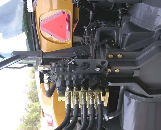 The hoses move freely and can turn and twist with every move of your tractor but hold their position right in place behind the tractor s hydraulic block.