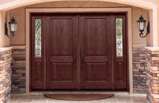 TRADITIONAL CHERRY 2 PANEL DOORS 11 8 HEIGHT NOMINAL WIDTHS 42x95