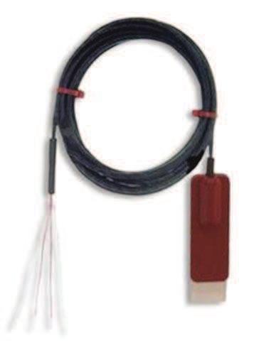 The extension cable extension is PFA & the cable length can be specified to the required length in meters. Thermocouple versions also available.