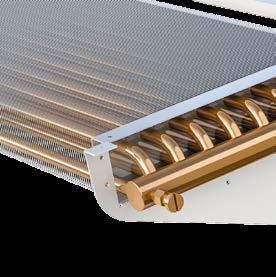 The low-temperature, high-power heater ensures safe operation without a fan overrun.