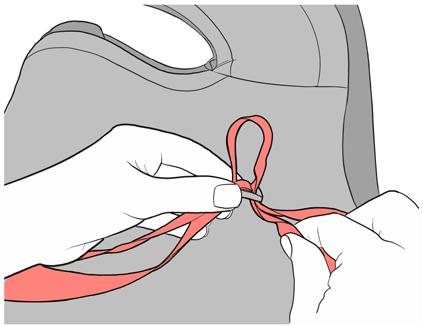 Adjusting Shoulder Belt Clip Shoulder Belt Clip is used only in Backless Installation Lengthen Shoulder belt Adjuster: 1.