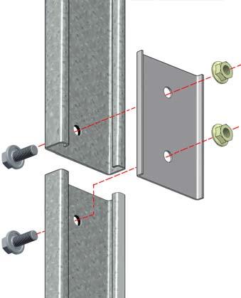 Slide Ladder Sections Through Brackets Ladder Splice Ladder Sections (', ', ' and