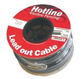 ADDITIONAL ITEMS LEAD OUT CABLE Used with a mains powered system. The lead out cable is used to link the Energiser to the net (via an outdoor switch which is included in the mains kit).