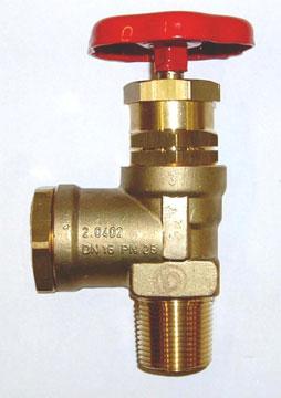 SRG LPG Liquid Service Valve Type 484 Inlet Connection Outlet Connection Width across flats ¾ NPT ¾ NPT 32 mm Product Description: Materials and Standards: Quality standards: Packaging: The SRG type