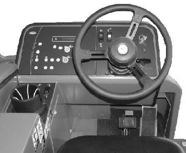 OPERATION CONTROLS AND INSTRUMENTS J K L M A B C I D H G F E A. Steering wheel B. Ignition switch C. Horn button D. Steering column tilt knob E. Directional pedal F. Brake pedal G.