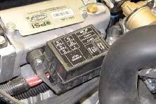 MAINTENANCE ENGINE HARNESS FUSES AND RELAYS The engine harness fuses and relays are located in the fuse box inside the engine compartment.