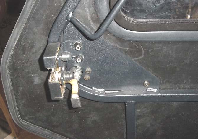 The other two bolts shown allow for adjustment in or out. Adjust as necessary to suit. 5.11 Per fig. 5.11, the hinges on the door itself can be adjusted.