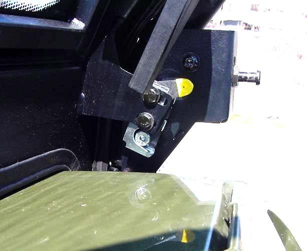 p. 9 of 25 2. WINDSHIELD (cont d.) 2.2 Three areas are adjustable if a better seal is desired.