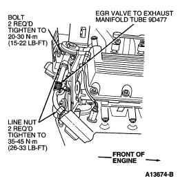Page 7 of 8 NOTE: Two through bolts required on LH front engine support insulator and one through bolt required on RH front engine support insulator. 12.