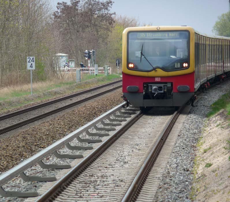 BERLIN SUBURBAN RAILWAY REHAU products Since 1991: PVC cover system, GRP cover system Since 1992: Height adjustable GRP conductor rail supports Since 1997: Rigid conductor rail supports Since 2001: