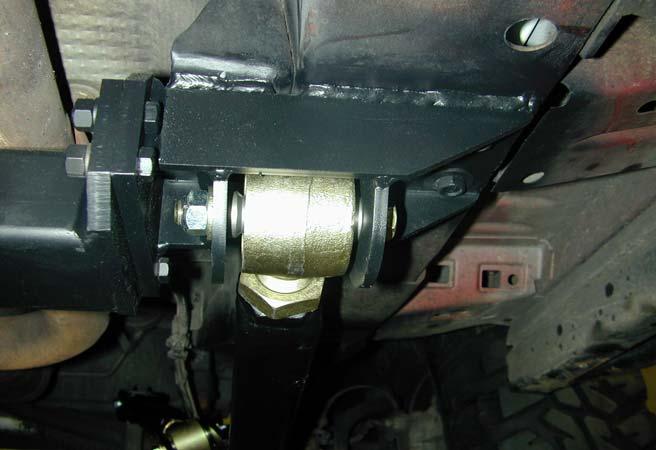 11. 12. Remove jack from transfer case. 13. Set both lower control arms to about 35.75 (4.5 lift) or 36" (6.
