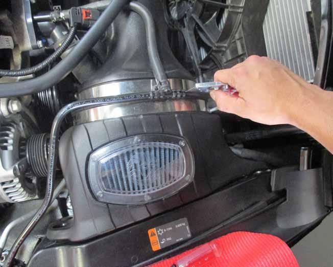 INSTALL Figure I Refer to Figure I for Steps 16-17 Make sure engine is cold before disconnecting the coolant line.