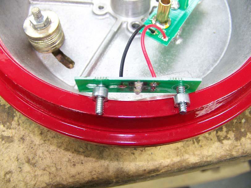 Remove the nut and remove some washers, but leave 4 in place. Reinstall the internal tooth lock washer, nut and tighten.