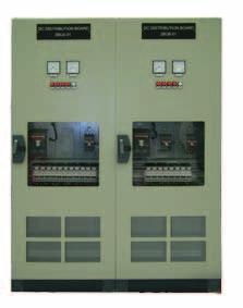 Energia, consists of two rectifiers/battery chargers in parallel redundant configuration, which feed a DC