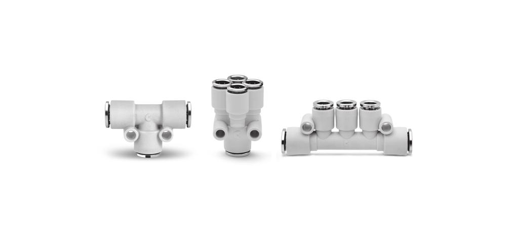 2 Composite Push-In Fittings BSP/Metric Series 7000 NORTH AMERICAN FITTINGS & FLOW CONTROL VALVE CATALOG > Release 8.