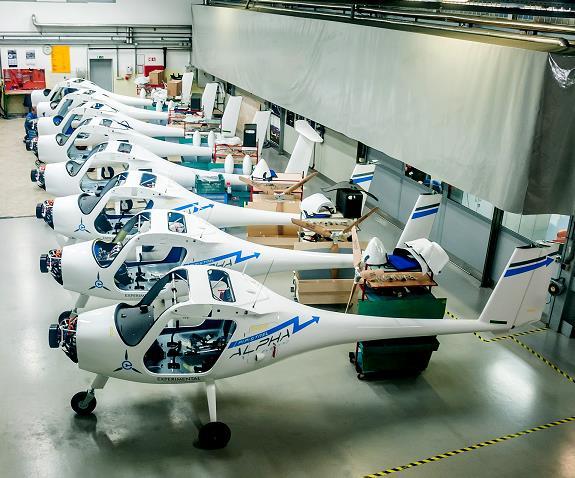 In 2017 PIPISTREL Alpha Electro: serial production of one per week Users,