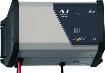 Applications Sine wave inverters AJ Series The AJ range consists of sine wave inverter that convert battery voltage into utility quality 230Vac* which can be used with all usual electrical