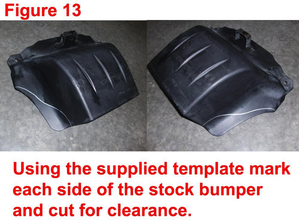 26. Using the supplied template mark both sides of