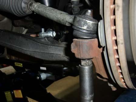 clamp from steering rack