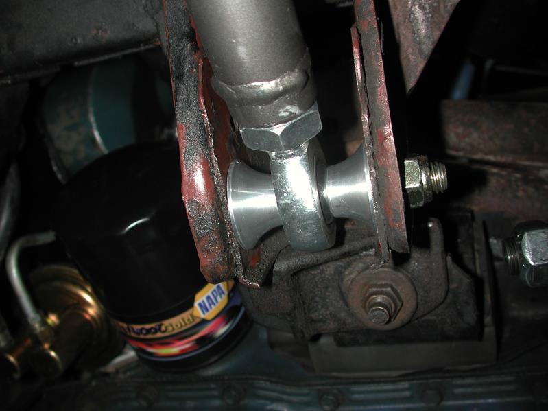Secure the assembly with a ¾ Nylok Nut and flat washer. Note: The caster setting should set at around 4.0 degrees positive. Vehicle must be aligned before driving. 10.